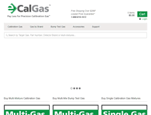 Tablet Screenshot of ecalgas.com